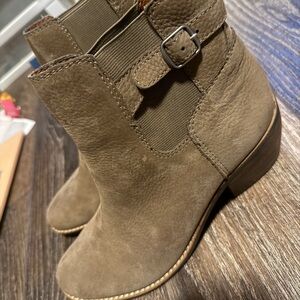Lucky Brand Taupe Ankle Booties